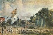 John Constable Das Waterloo-Fest in East Bergholt France oil painting artist